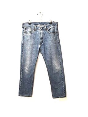 Vintage Y2K Levi’s 505 Jeans Blue Medium Wash 32x30 Straight Leg Made in Mexico